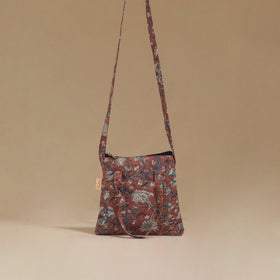 Handcrafted quilted sling bag 16