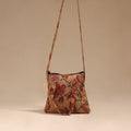 Handcrafted quilted sling bag 17