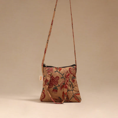 Handcrafted quilted sling bag 17
