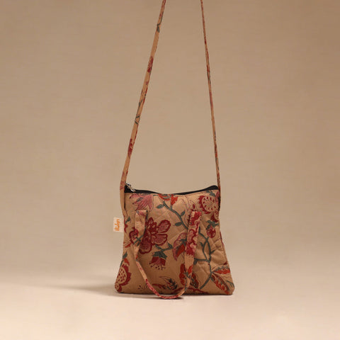 Handcrafted quilted sling bag 17
