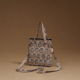 Handcrafted quilted sling bag 17