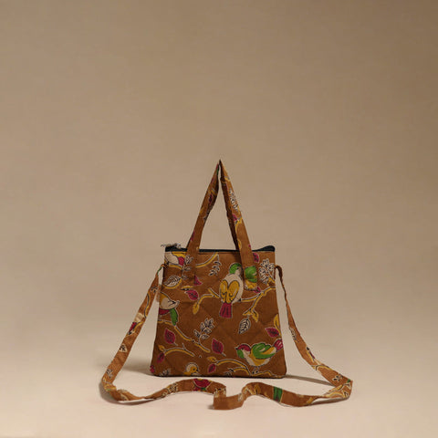 Handcrafted quilted sling bag 22
