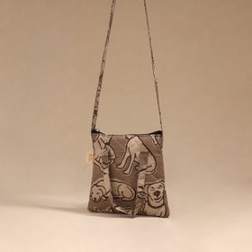 Handcrafted quilted sling bag 24
