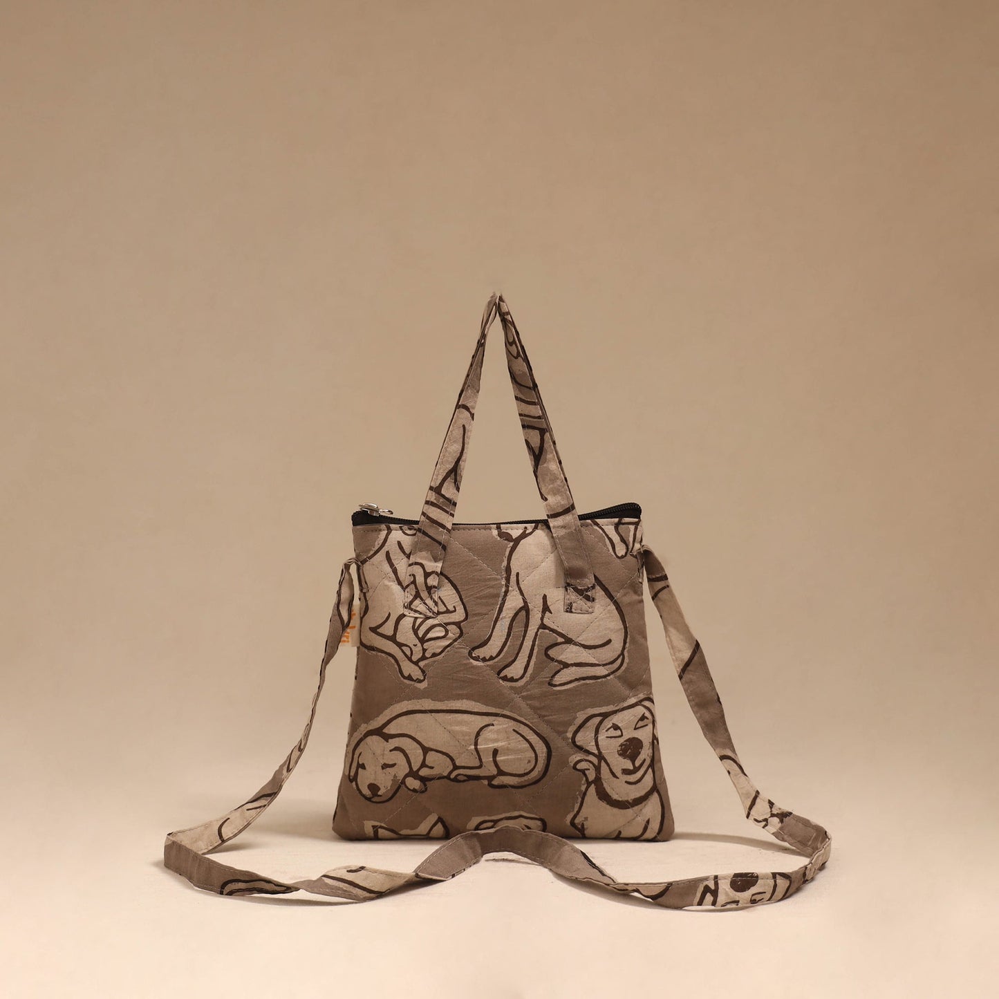 Handcrafted quilted sling bag 24