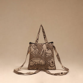 Handcrafted quilted sling bag 24