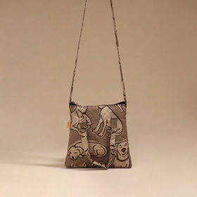 Handcrafted quilted sling bag 24