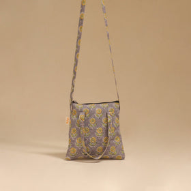 Handcrafted quilted sling bag 25