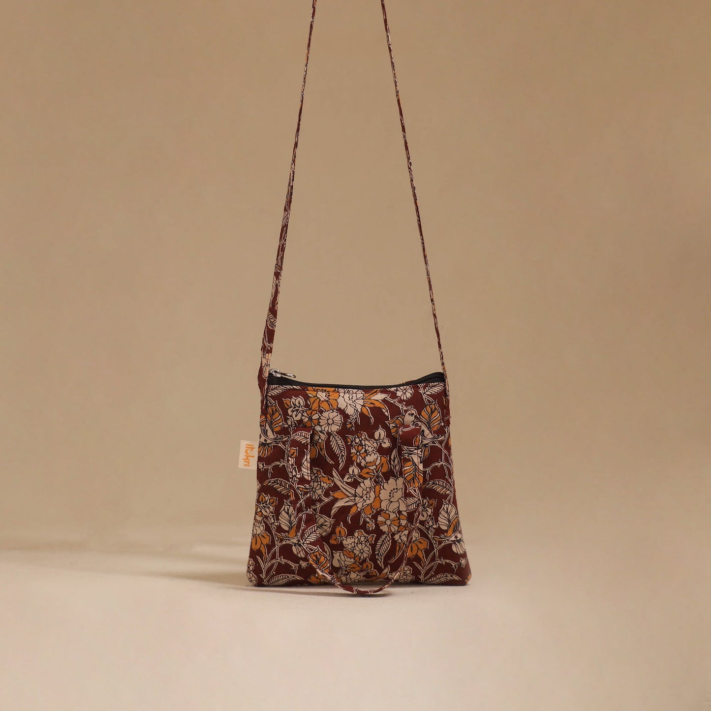 Handcrafted quilted sling bag 26