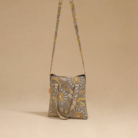 Handcrafted quilted sling bag 28
