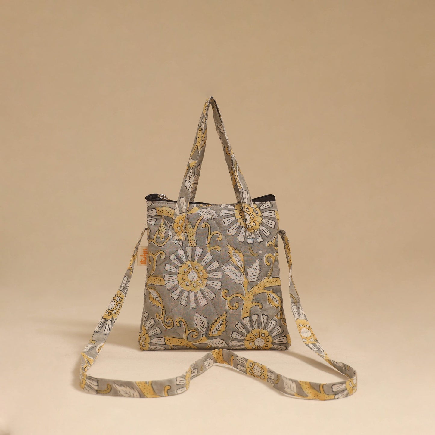 Handcrafted quilted sling bag 28