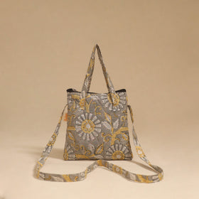 Handcrafted quilted sling bag 28