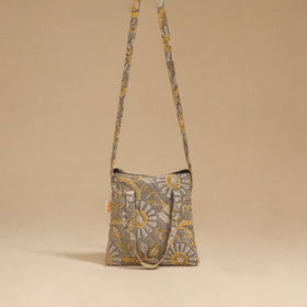 Handcrafted quilted sling bag 28