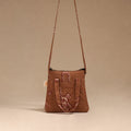 Handcrafted quilted sling bag 33