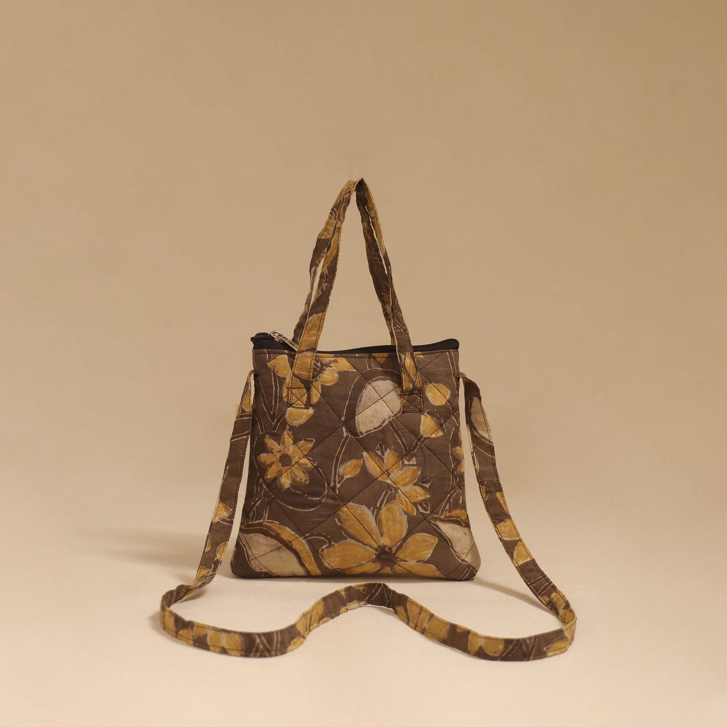 Handcrafted quilted sling bag 39