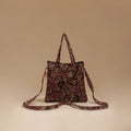 Handcrafted quilted sling bag 41