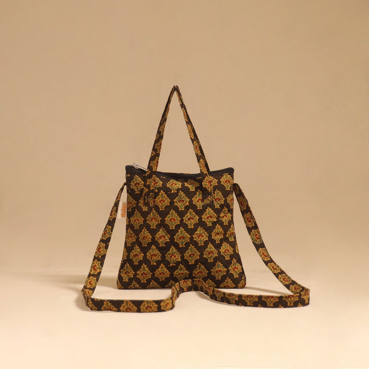 Handcrafted quilted sling bag 88