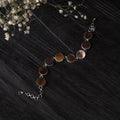 Brown - handcrafted seashell bracelet (adjustable) 30