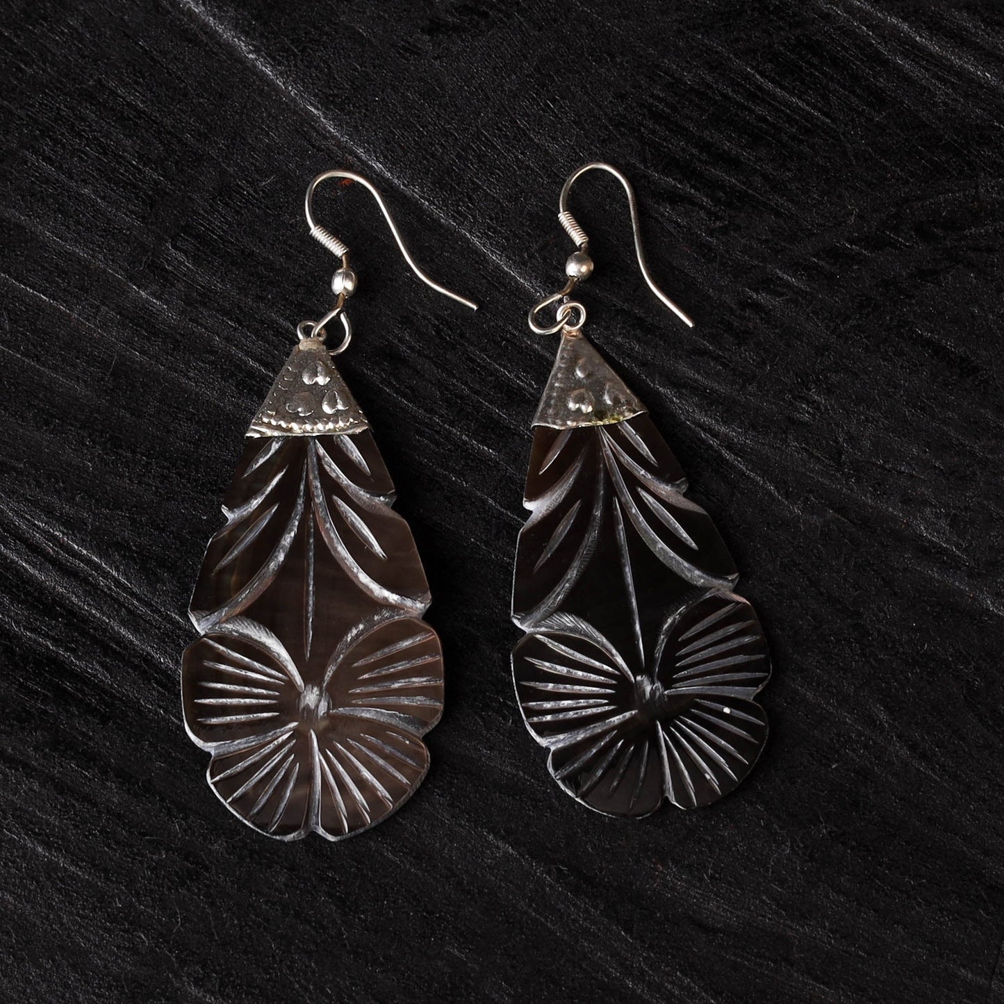 Handcrafted seashell earrings 42