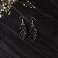 Brown - handcrafted seashell earrings 45