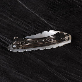 Handcrafted seashell hair clip 03