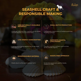 Brown - handcrafted seashell ring (adjustable) 22