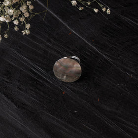 Brown - handcrafted seashell ring (adjustable) 25