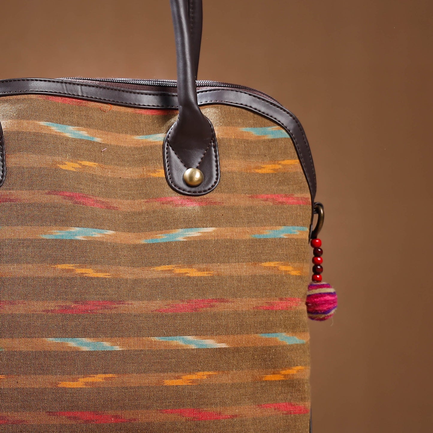  Handcrafted Printed Cotton Shoulder Bag 