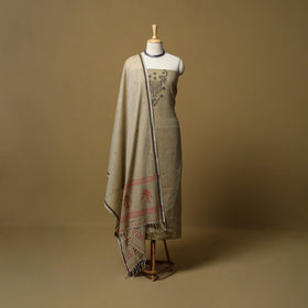 Handloom bengal jamdani cotton 2pc unstitched dress