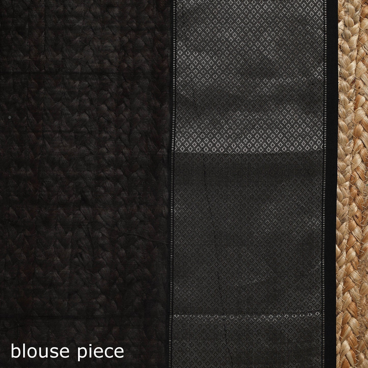 Brown - handloom buti maheshwari saree with zari border 43