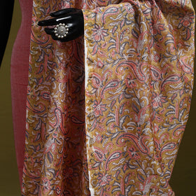 Brown - handloom chanderi silk hand sanganeri dupatta 25