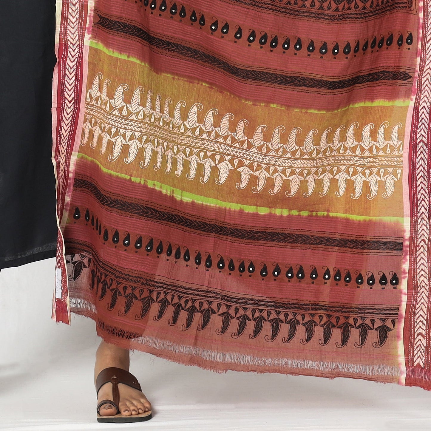 Kantha Embroidery Dupatta