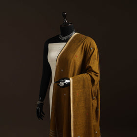 Handloom cotton burdwan jamdani dupatta 03 - handcrafted