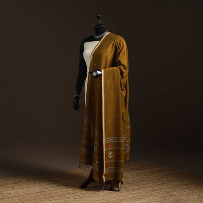 Handloom cotton burdwan jamdani dupatta 03 - handcrafted