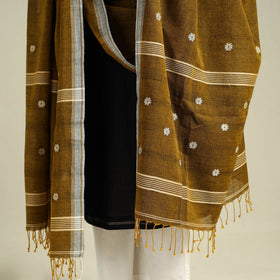  Handloom Cotton Burdwan Jamdani Dupatta