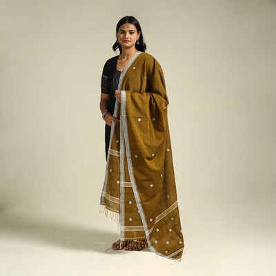 Handloom Cotton Burdwan Jamdani Dupatta