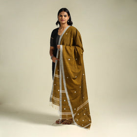  Handloom Cotton Burdwan Jamdani Dupatta