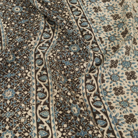 Brown Handloom Cotton Block Print Double Ajrakh Bed Sheet
