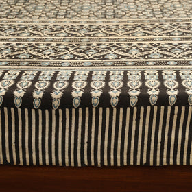 Brown Handloom Cotton Block Print Double Ajrakh Bed Sheet