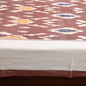 Handloom cotton double pochampally ikat bed sheet set (108