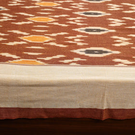 Handloom cotton double pochampally ikat bed sheet set (108
