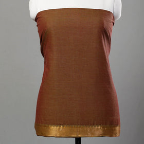 Buy 3pc Mangalagiri Cotton Suit Material Set with Zari Border Online at iTokri.com