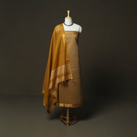 Handloom cotton mangalagiri 3pc unstitched dress material