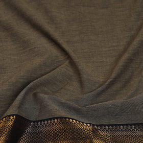 Brown - handloom cotton mangalagiri blouse piece 17