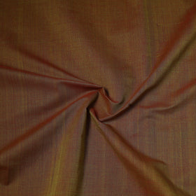 Brown - handloom cotton mangalagiri fabric with zari border