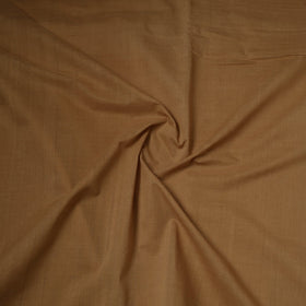 Brown - handloom cotton mangalagiri fabric with zari border