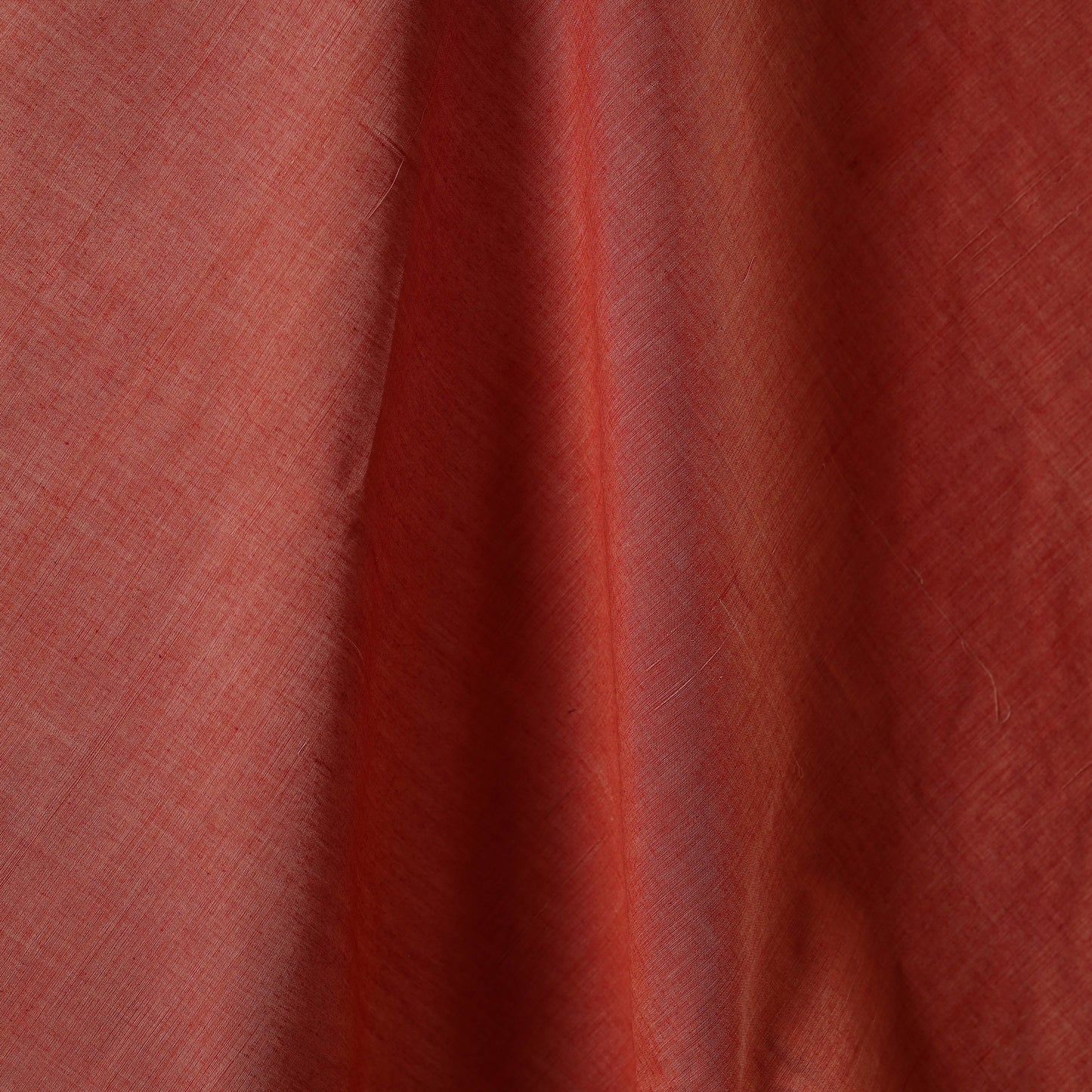 Brown - handloom cotton mangalagiri fabric with zari border