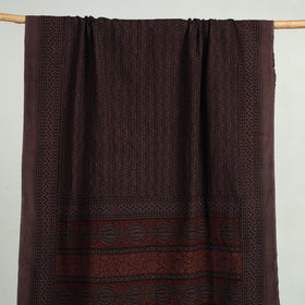 Brown Bagh Hand Block Print Cotton Handloom Towel