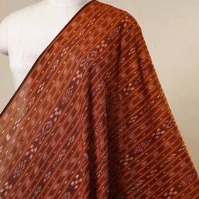 Brown - handloom cotton sambalpuri ikat fabric 33