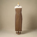 Brown Handloom Cotton Tangaliya Kurta Material (3M)