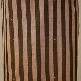 Brown Handloom Cotton Tangaliya Kurta Material (3M)